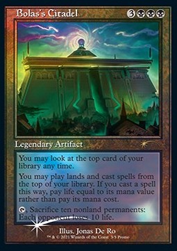 Bolas's Citadel Judge Rewards Promo Retro Frame